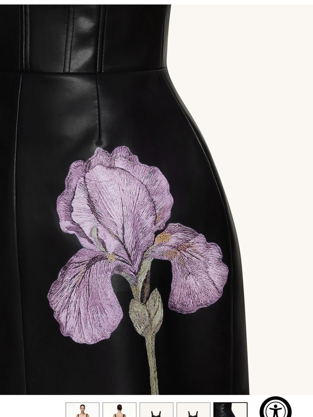 Iris Floral Print Corset Dress - Picture 5 of 5